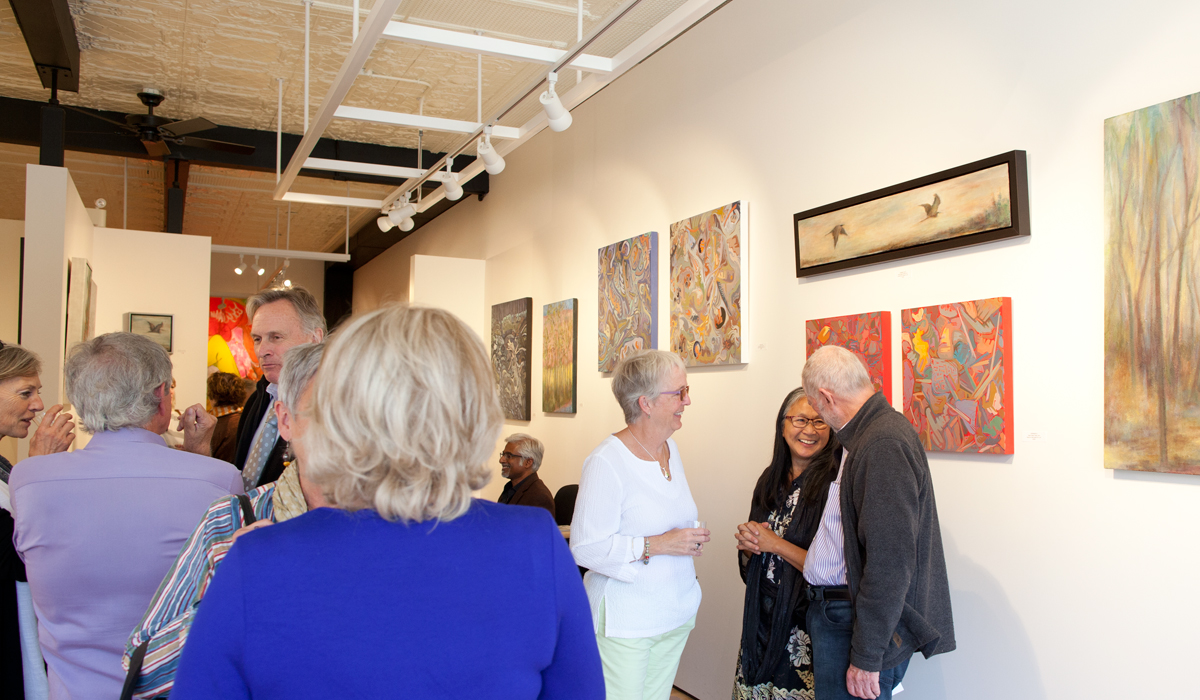 Backlands, vernissage at Sivarulrasa Gallery, featured artists: Barbara Gamble and Susan Tooke