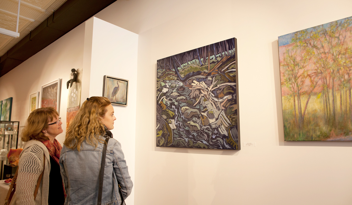 Backlands, vernissage at Sivarulrasa Gallery, featured artists: Barbara Gamble and Susan Tooke