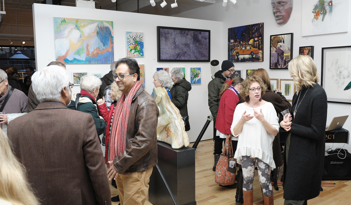 4th Anniversary Show vernissage at Sivarulrasa Gallery, Almonte, Ontario