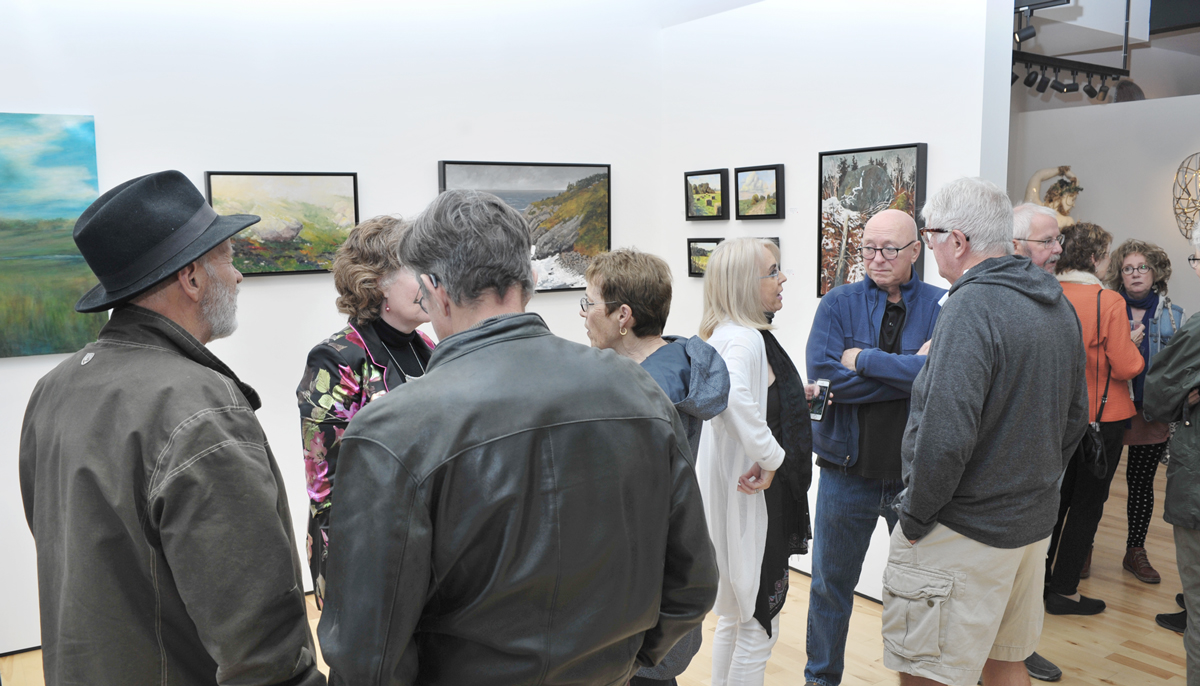 Canadiana vernissage at Sivarulrasa Gallery, Almonte, Ontario