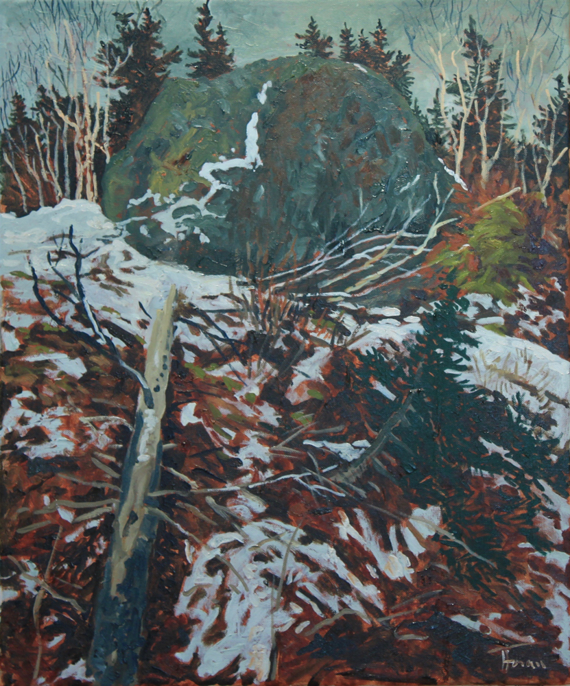 Artist George Horan paintings at Sivarulrasa Gallery in Almonte, Ontario