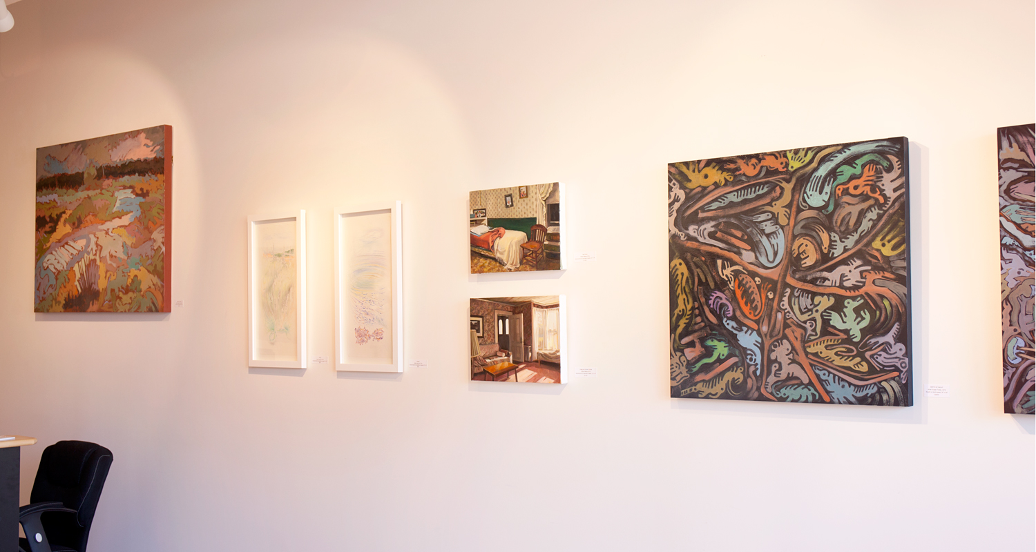 Susan Tooke, Jane Irwin, and Gillian Willans at Sivarulrasa Gallery