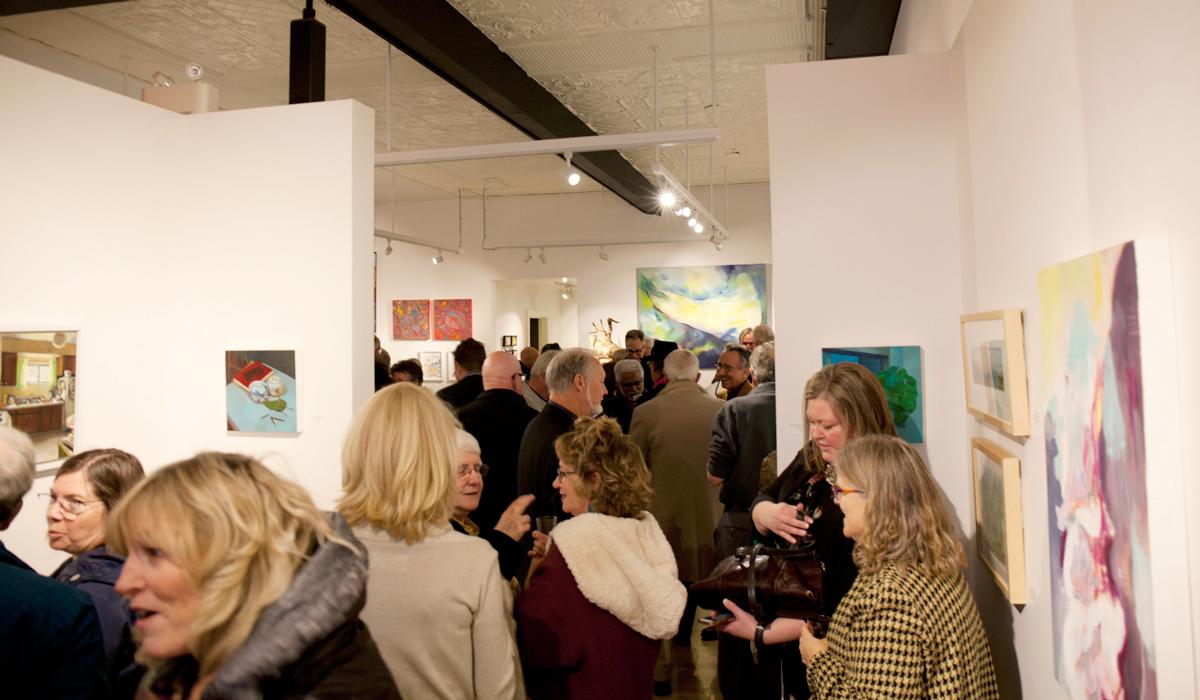 5th Anniversary Show vernissage at Sivarulrasa Gallery, Almonte, Ontario