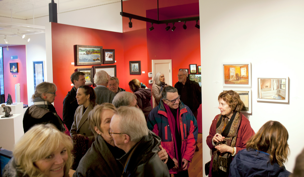 5th Anniversary Show vernissage at Sivarulrasa Gallery, Almonte, Ontario