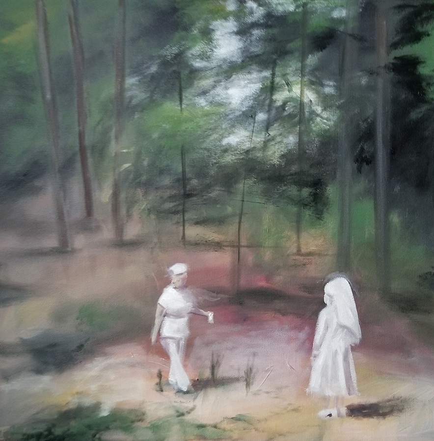 Paintings by Jihane Mossalim at Sivarulrasa Gallery