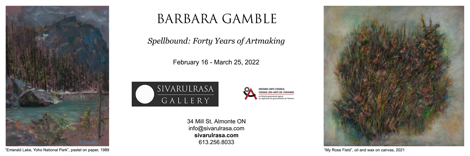Barbara Gamble at Sivarulrasa Gallery