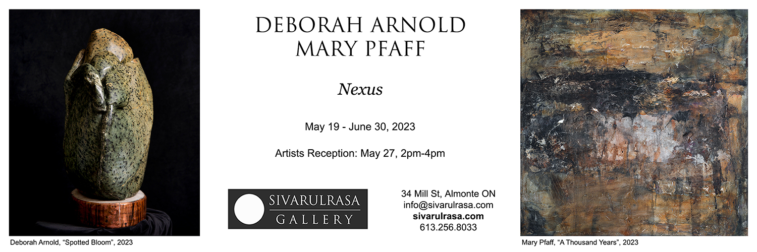 Deborah Arnold and Mary Pfaff at Sivarulrasa Gallery