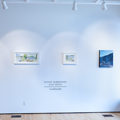 Jane Irwin and Wendy Robertson at Sivarulrasa Gallery